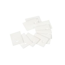 Alumina Ceramic Sheet Cooling Pad Insulating 50pcs 3.8mm Hole 20x14x1mm picture
