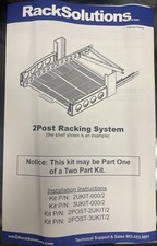 RackSolutions 2Post Racking System Kit P/N: 2UKIT-000/2 *NEW-SEALED* picture