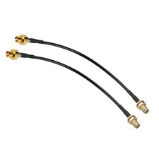 Eightwood ASUS WiFi 7 Motherboard Antenna Adapter Cable RP-SMA-F to New Plug x2 picture