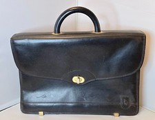 Hartmann Belting Leather Black Expandable Computer Briefcase picture