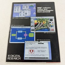 Digital Research GEM Software News Booklet Magazine 1985 Volume 5 No. 2 Computer picture