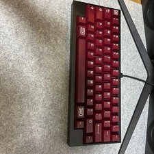 PFU TOFU 60 3.0 Keyboard Mechanical Keyboard Black Red Used picture