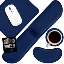 Gorilla Grip Silky Memory Foam Keyboard Wrist Rest And Mouse Pad For Computer picture