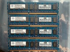 4PCS ~ HPE 500202-061 501533-001 2GB 2Rx8 PC3-10600R Server Memory - Nanya picture