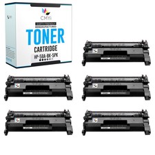 Black CMYi Toner Cartridge Combo Pack fits Lot for HP 58A picture