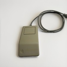 Vintage Apple Desktop Bus Mouse  ADB Macintosh Mac -  1 Button Wired Untested picture