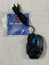 Mad Catz M.M.O. TE Tournament Edition Wired Gaming Mouse 8200 DPI Black and Blue picture