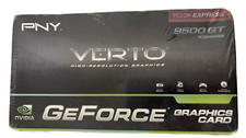 NEW PNY NVIDIA GeForce VERTO PCI Express 9500 GT 1024MB Graphics Card - Sealed picture