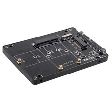 NFHK Combo M.2 NGFF B-Key & mSATA SSD to SATA 3.0 Adapter Converter Case Encl... picture