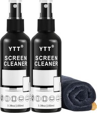 Screen Cleaner Spray Kit (2X) - TV Screen Cleaner Spray and Microfiber Cleaning picture
