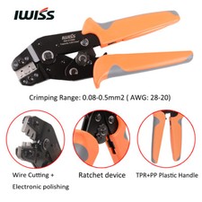 IWISS SN-01BM Crimping Pliers for Mini Connectors XH2.0mm XH2.54mm XH3.96mm picture