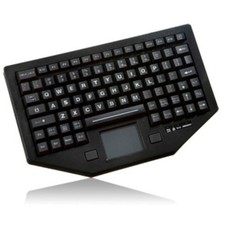 Panasonic iKey Sealed Rubber Backlit USB Keyboard Red Backlit SL-86-911-TP-USB-P picture