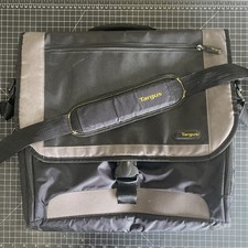 Targus CityGear Miami Messenger Case 17-Inch Laptop Shoulder Bag, Black/Grey picture