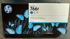 GENUINE HP 766F 1XB33A CYAN INK CARTRIDGE 300ML DESIGNJET 3600MFP JAN 2025 NEW picture