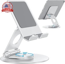 T6 Swivel Tablet Stand for iPad with 360 Rotating Base, Foldable Adjustab picture