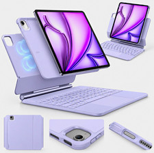 ESR iPad Air 11 / Pro 11 Keyboard Case Magnetic Stand Trackpad Lavender picture