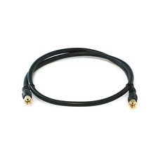 MONOPRICE 3030 Coaxial Cable,RG-6,3 ft.,Black 5RGN5 picture