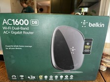Belkin AC1600 DB Wi-Fi Dual-Band AC+ Gigabit Router (F9K1119) picture