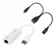 Ethernet Adapter & USB OTG y cable splitter for Amazon Fire Stick - Brand New  picture