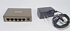 AUMOX SG205 5-Port Gigabit Ethernet Unmanaged Network Switch with Adapter picture
