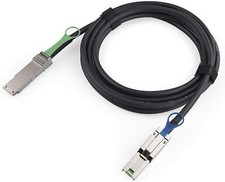 2 Meter QSFP (SFF-8436) to SFF-8088 DDR Hybrid External Min SAS Cable for NetApp picture