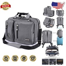 18.4 Inch Laptop Messenger Bag, Business Travel Nylon Case picture