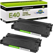 greencycle 2 Pack E40/E20/E10/E16/E31 1491A002AA Black Toner Cartridge Compat... picture
