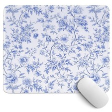 PaJiaNi Light Blue Chinoiserie Mouse 10.2L x 8.2W inches, Floral Small  picture