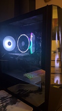 Custom iBuyPower/Whitebox Custom Gaming PC Tower Desktop, Black RGB Lighting picture