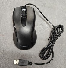 Targus Wired USB Mouse Black Model # AMU660 U660 1000dpi -Brand New picture