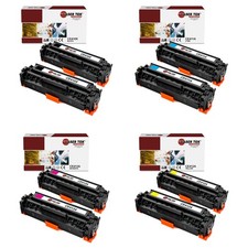 8Pk LTS 305X BCMY HY Compatible for HP LaserJet Pro 300 M375nw Toner Cartridge picture