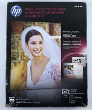 HP Premium Plus Photo Paper Glossy Instant Dry 5x7 60 Sheets for Inkjet Printers picture