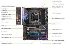 MSI MPG Z590 GAMING EDGE WIFI LGA 1200 Intel Z590 SATA 6Gb Intel Motherboard picture