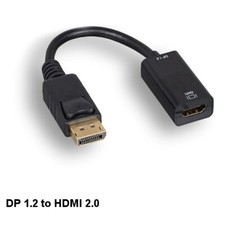 Kentek Displayport 1.2 Male to HDMI 2.0 Female Active Adapter 4Kx2K60Hz Ultra HD picture