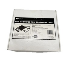 Targus USB 2.0 DVD CD-ROM Slim External Drive Model PADVD010U NEW NOS picture