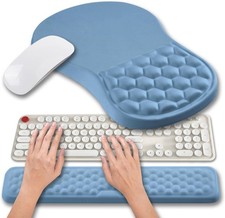 2 in 1 Ergonomic Mouse Pad Wrist Support & Wrist Rest for Computer Keyboard S... picture
