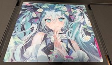 WALLHACK SP-004 Hatsune Miku Glass Mousepad Vocaloid Collab Japan Rare USED picture