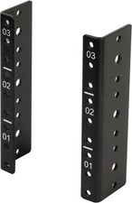 Tecmojo 3U Vertical Rack Rail Pair Kit DIY Rack Rails Kit, 12-24 Screws Inclu... picture