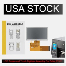 LCD Screen and Touch Digitizer Assemlby For Zebra ZT411 New picture