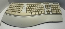 Microsoft Natural Elite Keyboard Ergonomic KU-0045 X06-19347 Wired PS/2 TESTED picture