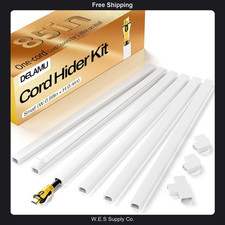 Delamu wall cord hider for single wire cable management kit picture