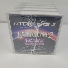 5 TDK D2405-LTO2 LTO-2 Ultrium 2 200/400GB Data Cartridge Tape Sealed picture