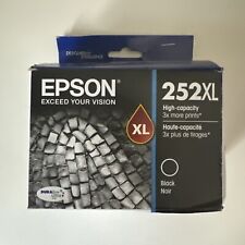 Epson 252XL Black High Yield Ink Genuine Brand New/Sealed 06/23 picture