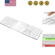 Keyboard Cover Skin for 2023-2021 Magic Keyboard with Touch ID and Numeric Ke... picture