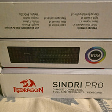 Redragon Sindri Pro K671-KS Mechanical Bluetooth RGB Keyboard Black QWERTY picture