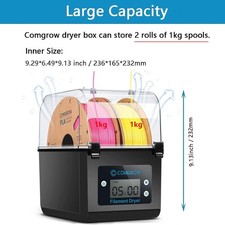 Comgrow SH02 Filament Dryer 1.75mm Black 13.19 x 9.16 x 8.48 in picture