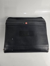 Wenger SwissGear Executive Portfolio Padfolio Case Black Faux Leather Organizer picture