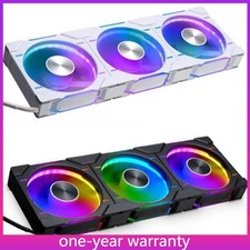Phanteks BLACK/White D30 Reversed Fan - 3-pack - D30-120 D-RGB 12CM picture