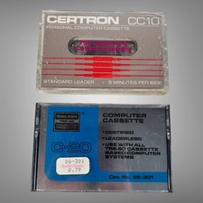 C-20 Tandy Radio Shack TRS-80 & Certron CC10 Cassette Tapes NOS sealed picture