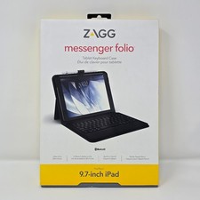 Zagg Messenger Folio Keyboard Case for iPad 6th Gen 9.7